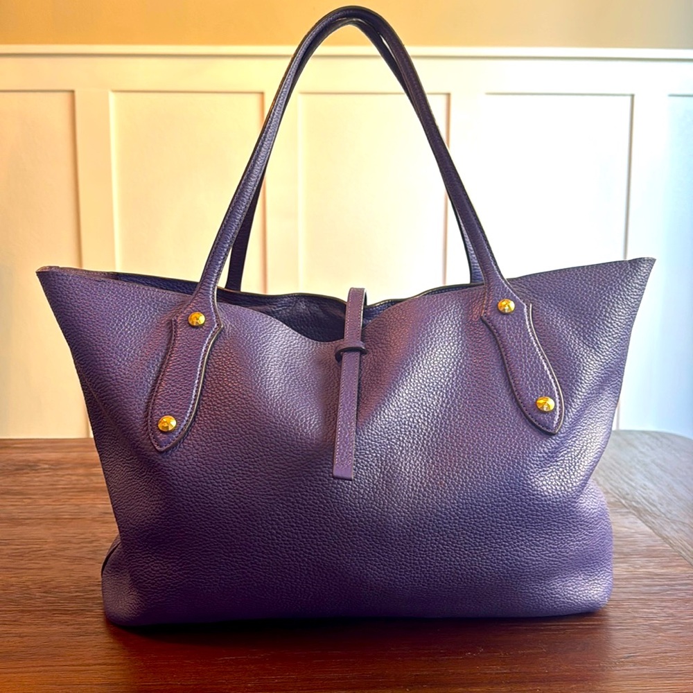 Annabel Ingall LARGE Isabella tote, Color: INDIGO